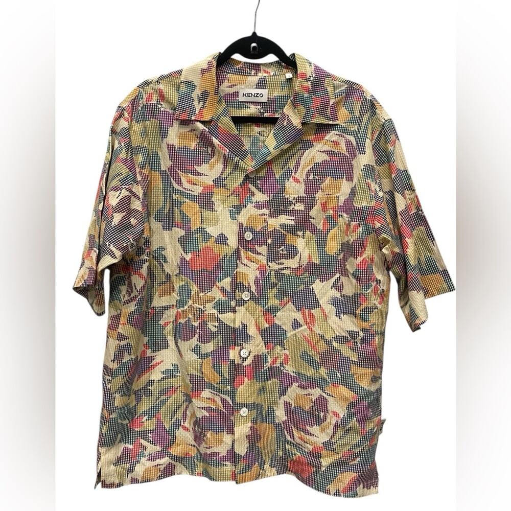 Kenzo Multicolor Floral Men's Shirt Size:S